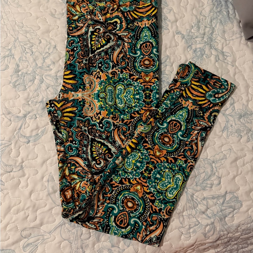 LuLaRoe Multicolor Paisley Leggings